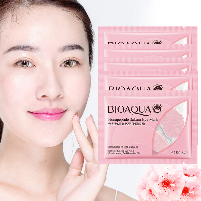 노나펩타이드 사쿠라 아이 마스크 콜라겐 모이스처라이징  - Collagen Under Eye Patches 리뷰 및 가격