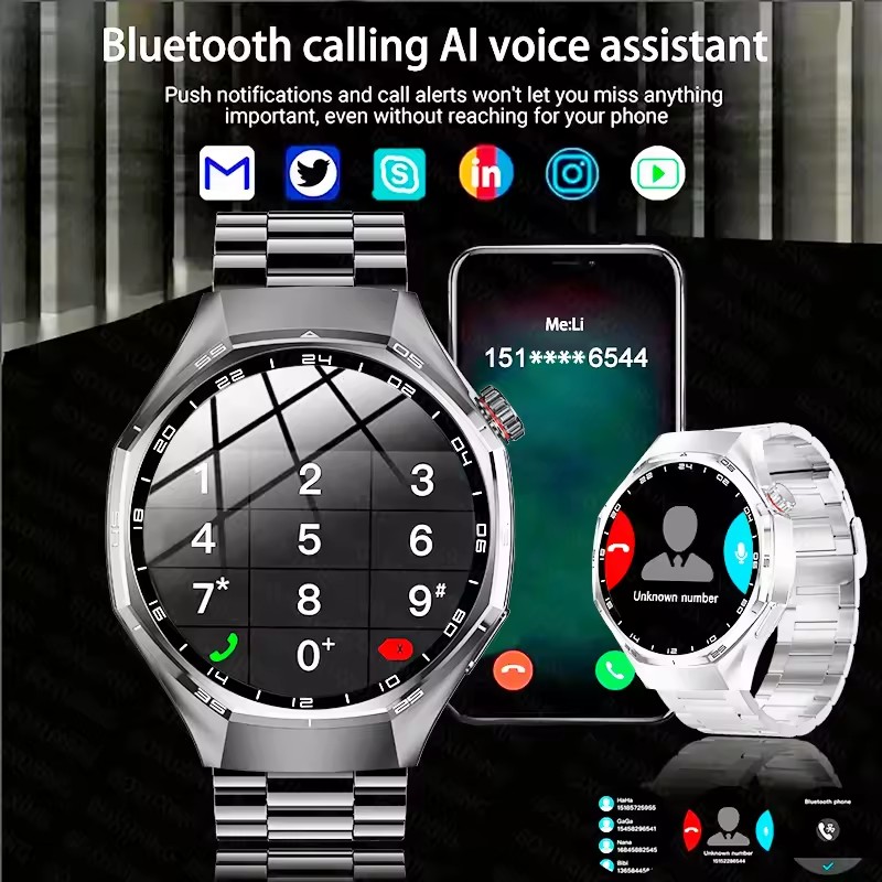새로운 글로벌 버전 워치 6 MAX GPS 스마트워치  - Health Monitors 리뷰 및 가격